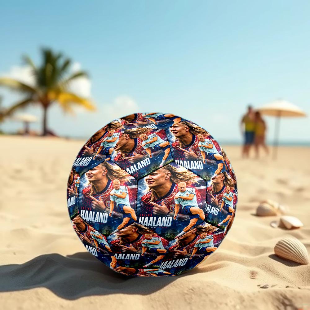 Erling Haaland Taglia 5 Pallone da Calcio Pallone da Calcio ad Alta Elasticità Per Competizioni all'Aperto Allenamento Quotidiano Gioco