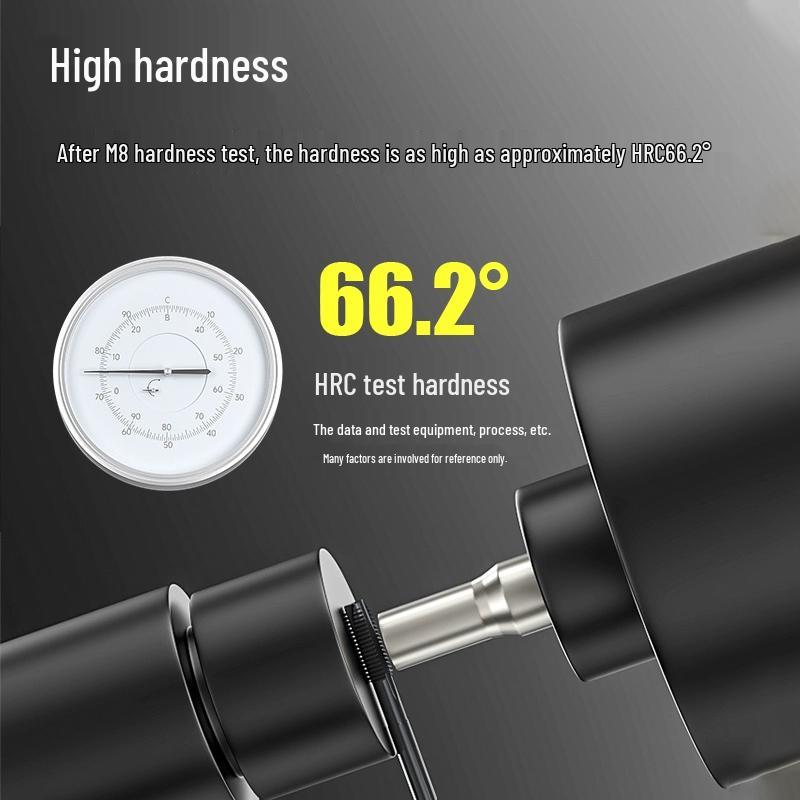 Stainless Steel Spiral Taper Tap Drill Bits with Cobalt-Nitriding, Sizes 4m-10m