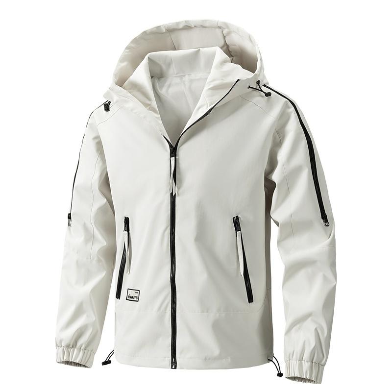 

New Autumn Large Size Jacket for Men s Hooded Loose Work Clothes for Shantu L слоновая кость