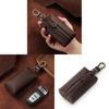 Genuine Leather Key Wallet With Large Capacity For Men And Women Daily Use