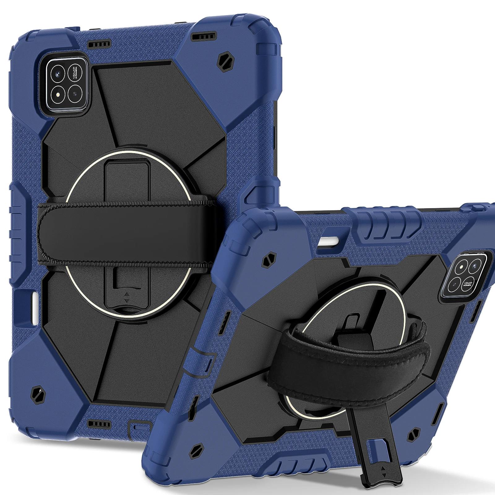 360 Rotatie Handvat Stand Hoesje Voor Xiaomi Mi Pad 7 Pro Redmi Pad Pro Poco 12.1 SE 8.7 inch Tablet Hoesje Schokbestendig Harde Cover Redmi Pad SE 8.7inch