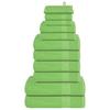 12-Cz. Towel Set, Green Apple, 360 G/M2, 100% Cotton