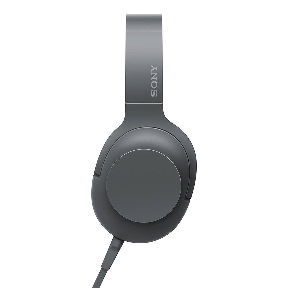 Sony H.ear On 2 Headphones MDR-H600A: Hi-Res Compatible, Closed-Back, with Remote and Mic, 2017 Model, 360 Reality Audio Certified, Grayish Black