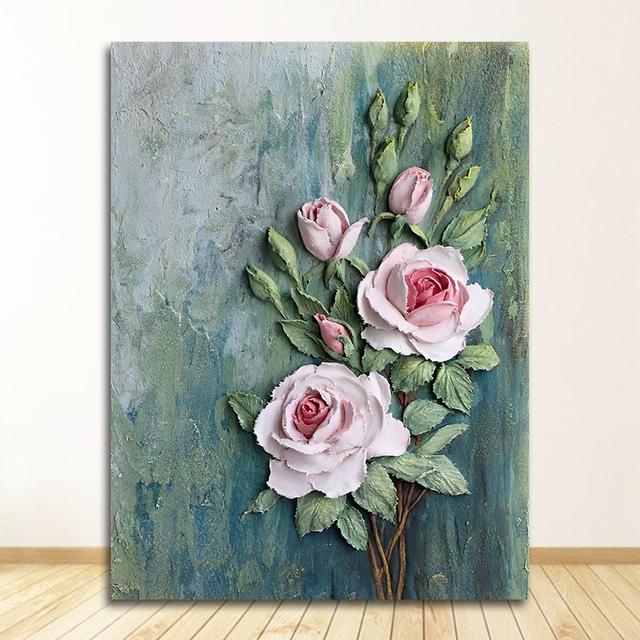 And Prints Wall Pictures For Living Room Decoration Art Scandinavian Home Decor Abstract Canvas Painting Wall Art Flower Posters
