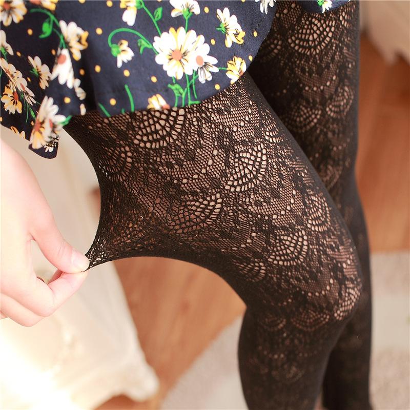 Retro Spitzensocken Damen Dünne Sexy Hohlmaschen Anti-Hängenbleiben Netzstrümpfe