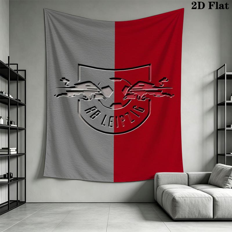RB Leipzig Wall Tapestry Aesthetic Wall Hanging Printed Fabric Blanket Decorative Tapestries for Bedroom Living Room Home Decor