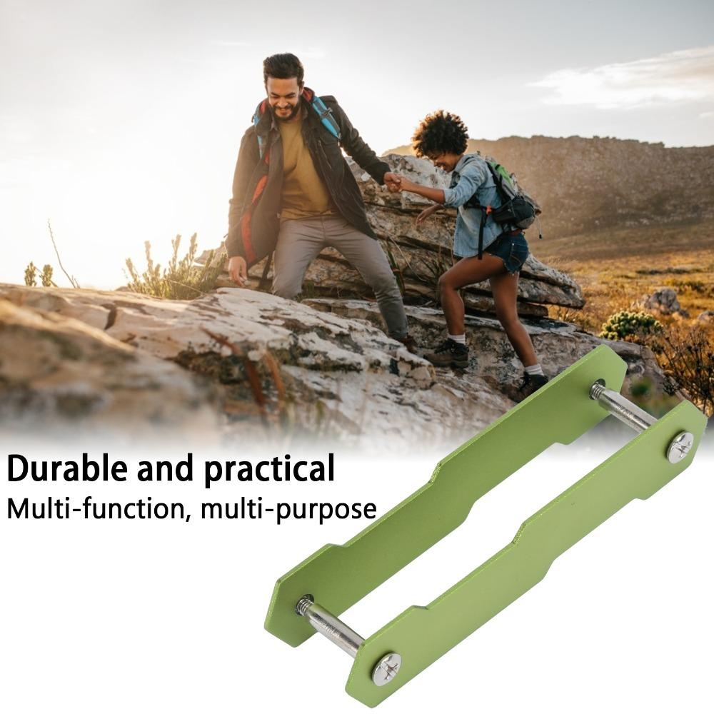 Aluminum Alloy Key Holder Double-Open Keychain Organizer Durable Key Organizer  Outdoor Use