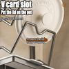 Multi-layer Pot Lid Organizer Rack Sturdy Vegetable Board Holder Pot Cover Storage Shelf  Cabinet
