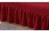 Solid Color Universal Sofa Bed Cover with Skirt - Modern, Simple, Armless Design
