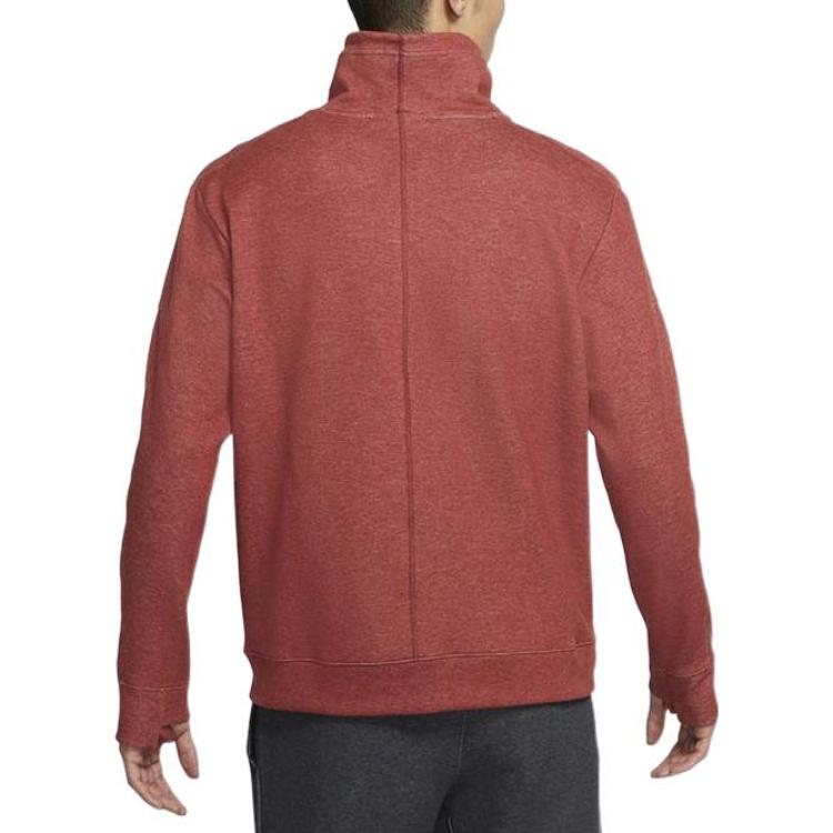 Nike Sweatshirts Men's Red Turtleneck Moderate Regular CU6256-689