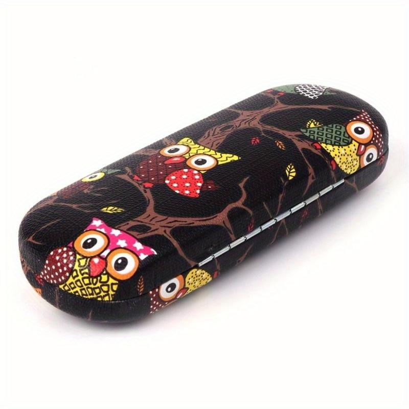 3Pc Glasses Box Cartoon Owl Animal Cute Sunglasses Storage Protector Portable Cases Women