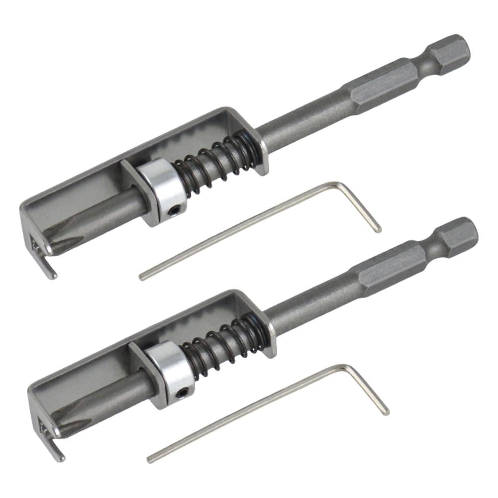 

Spring-Loaded Screw Holder Bit One-handed Operation Anti-Drop Screwdriver Bit Screw Fixing Drill Bit for Electricians Mechanics