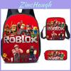 Mochila Roblox Durável Unissex Com Alças de Amortecimento de Ar Para Uso Diário