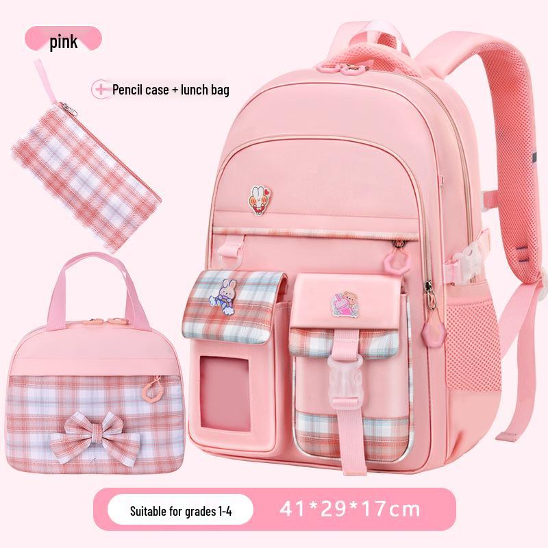 „Ultralehká školní taška s ochranou páteře pro dívky ze základních škol (Třídy 3-6)"