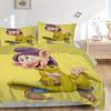 3pcs Dopey Character Bedding Set, Including 1 Quilt Cover and 2 Pillow Shams, Without Filling, Soft and Comfortable Home Bedroom D033