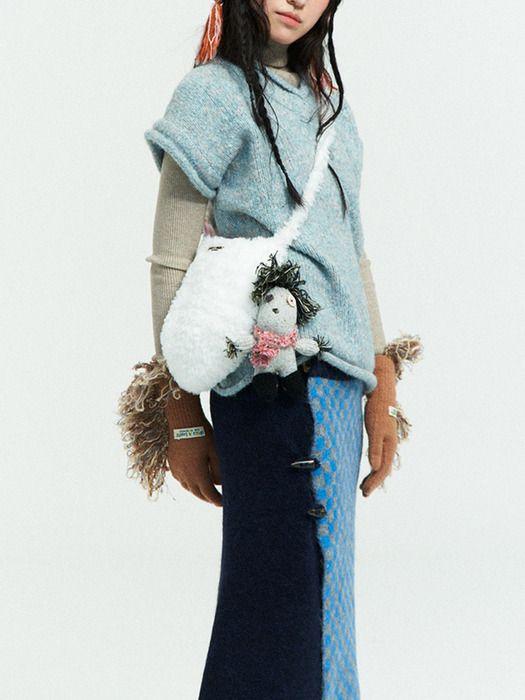 MISU A BARBE SOCKS MONSTER KEYRING