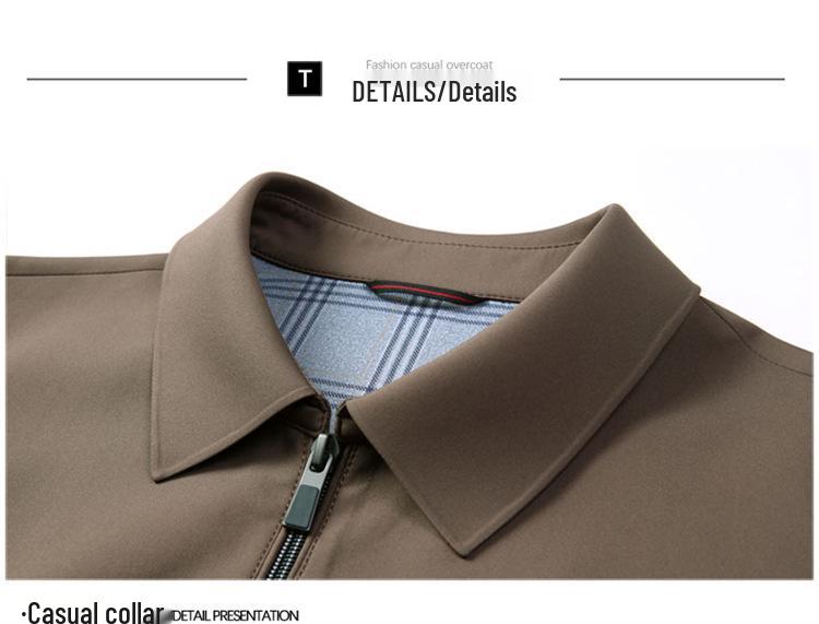 2026 Spring Men's Lapel Jacket: Dad-Style, Business Casual & Fashionable Outerwear