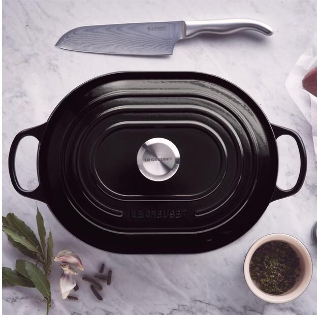 Жаровня Le Creuset Signature продолговатая чёрная матовая 3,4 л (21112310000430)