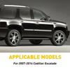 For 2007-2014 Cadillac Escalade/ESV/EXT SUV 4PC Black Pillar Posts Door Trim