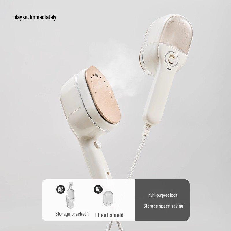 Olayks Handheld Garment Steamer: Compact Pressurized Electric Iron for Household Use
