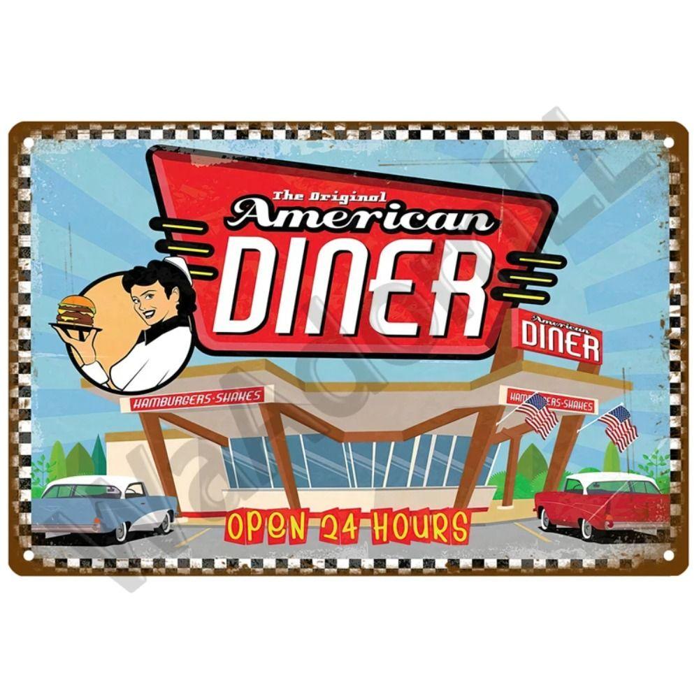 Funny Tin Sign for Kitchen Restaurant Home Decor Metal Plaque 20x30cm