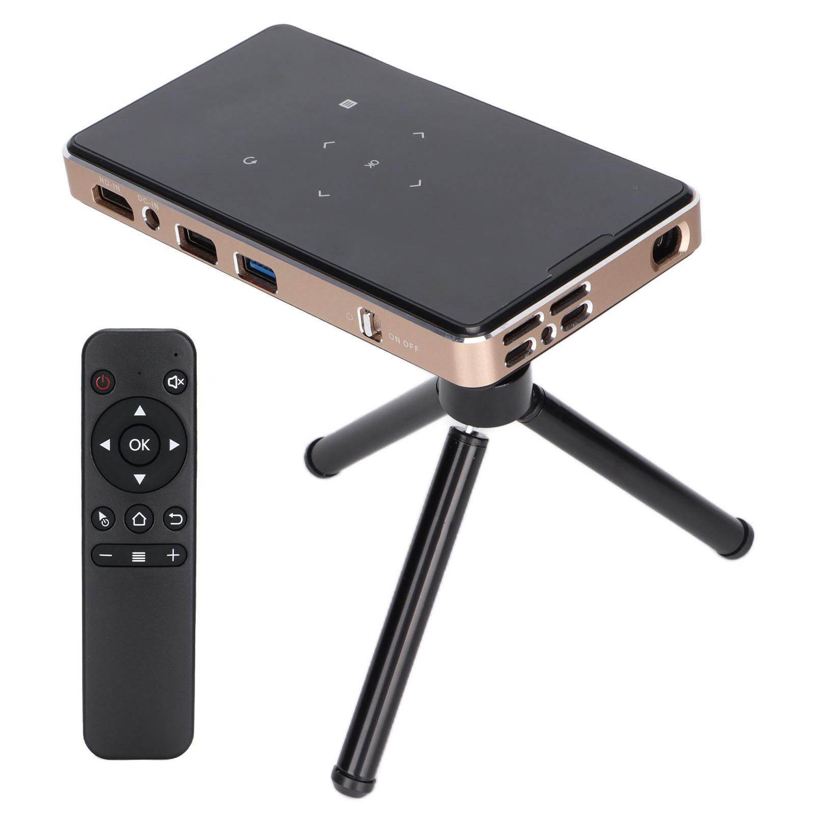 

Міні Портативний Проектор Bluetooth WiFi Домашній Вуличний Бездротовий Дисплей DLP Кишеньковий Проектор для US Plug