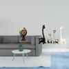 Modern Giraffe Globe Statue Clock Art Ornament for Office Desk Bedroom Shelf Bookshelf Cabinet