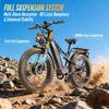 OTIDA S26 3000W 80 km/h dual-motor electric bike, 52V 20Ah, 26-inch wide tyres, electric mountain bike, electric bike for adults