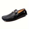 Fashion large size 48 Men's and women's leather flats - Comfortable casual loafers, boat shoes, driving shoes,  sneakers   casuales