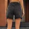 Damen High Waist Neue Jeansshorts, Sommer Hot Girl Slim Fit Drei Punkte Lässige Jeansshorts