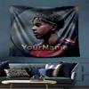 Lamine Yamal Custom Your Name Wall Decor Tapestry Art For Pet Memorial Birthday Wedding Party Backdrop Family Gift