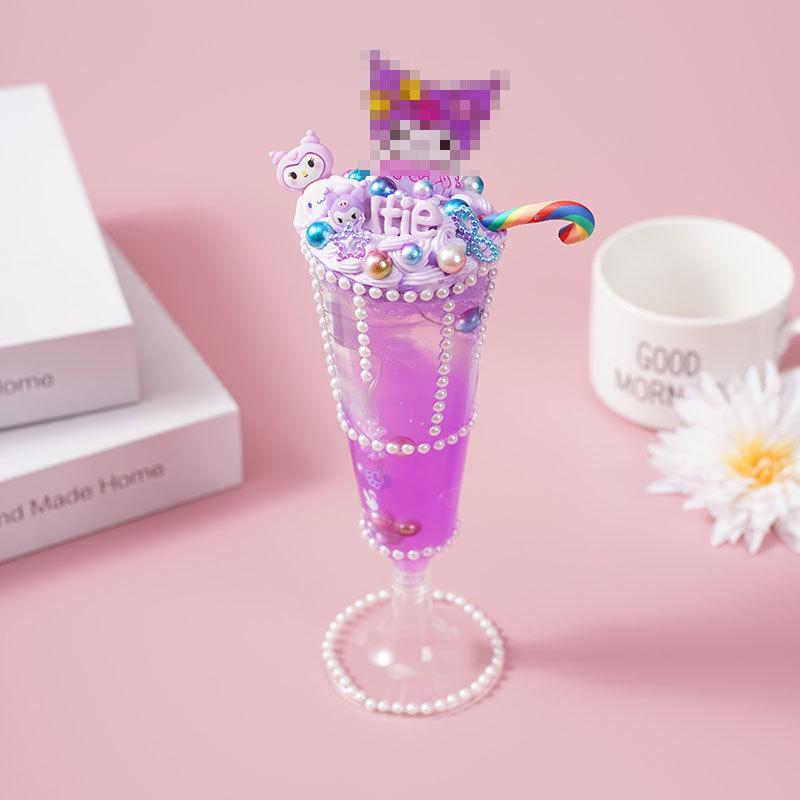 Kids' DIY Ice Cream Toy Set with Colored Clay & Crystal Mud