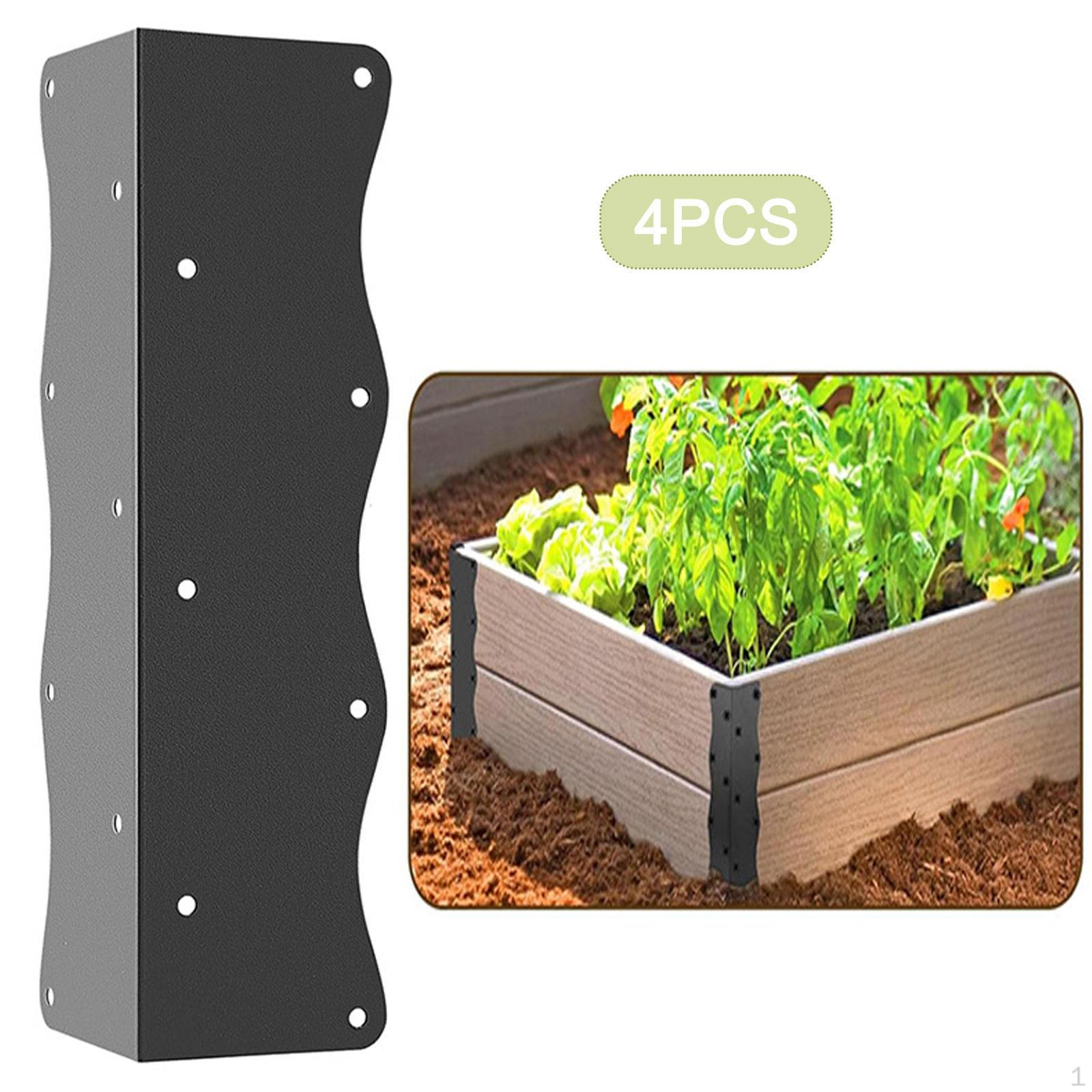 

11 X 3 Кутовий кронштейн для збірки піднятої грядки 4pcs