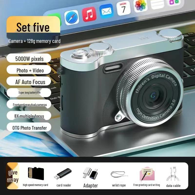 Vintage HD Dual Camera Portable Student Travel Camera