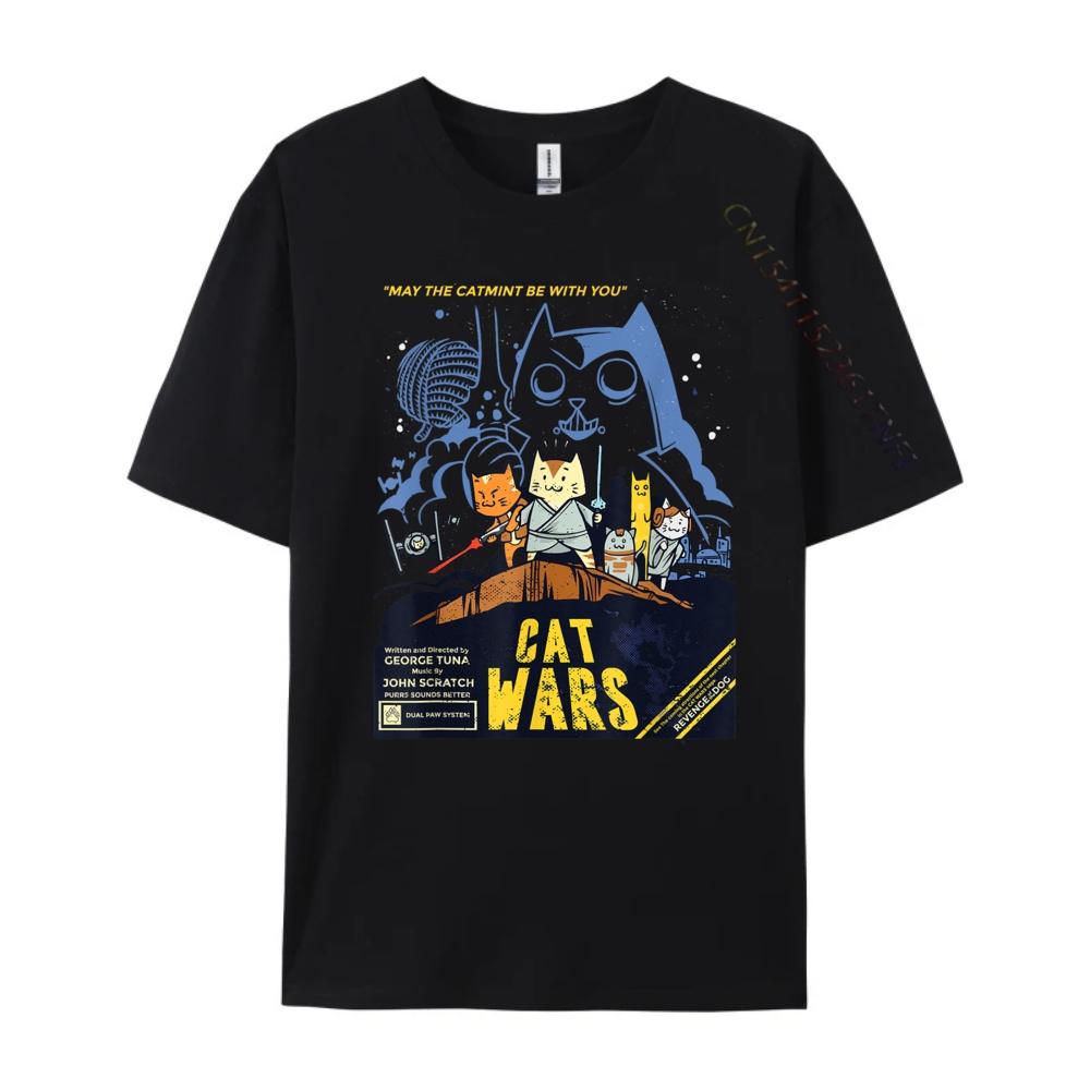 Katzenkriege Für Katzenliebhaber Perfektes Lustiges T-Shirt Artikel Niedrigste Preise Frau Weißes T-Shirt Mann Koreanisch