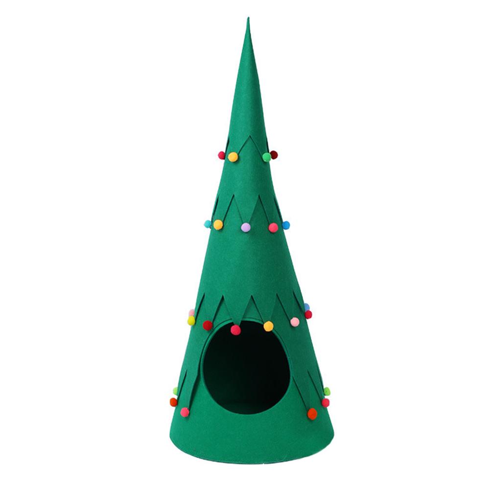 Buy Pet Teepee Tent Christmas Tree Cat Nest For Home Decor at