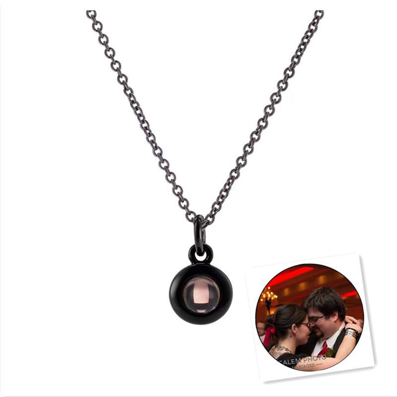 

2022 Ожерелье с проекцией бьющегося сердца: Персонализированный фотоподарок для девушки