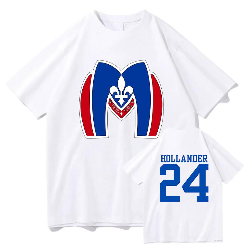 2026 New Heated Rivalry Unisex 100cotton shirt Montreal Metropolitans Hollander 24 graphics Unisexs Womens Short Sleeve Tshirt