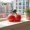 Simulation Cherry Toy Realistic Stress Relief Toy, Giant Squeeze Fidget Anxiety Soft Stretchy Fruit Sensory for