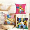 Anime The SSimpsons Various Sizes Square Pillow Case For Car Home Bedchamber Decor