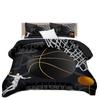 Sports Basketball Bed Three-Piece Set Custom 3D Digital Printing Polyester Abraded Bed Sheet Quilt Cover