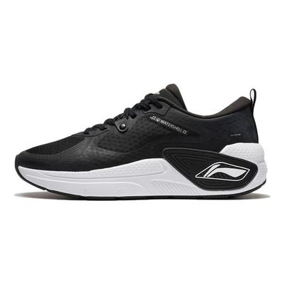 Reflective Water-Resistant Trendy Sports Shock-Absorbing Non-Slip Durable Low-Top Casual Shoes Men Casual Shoes Black AGLR331-1