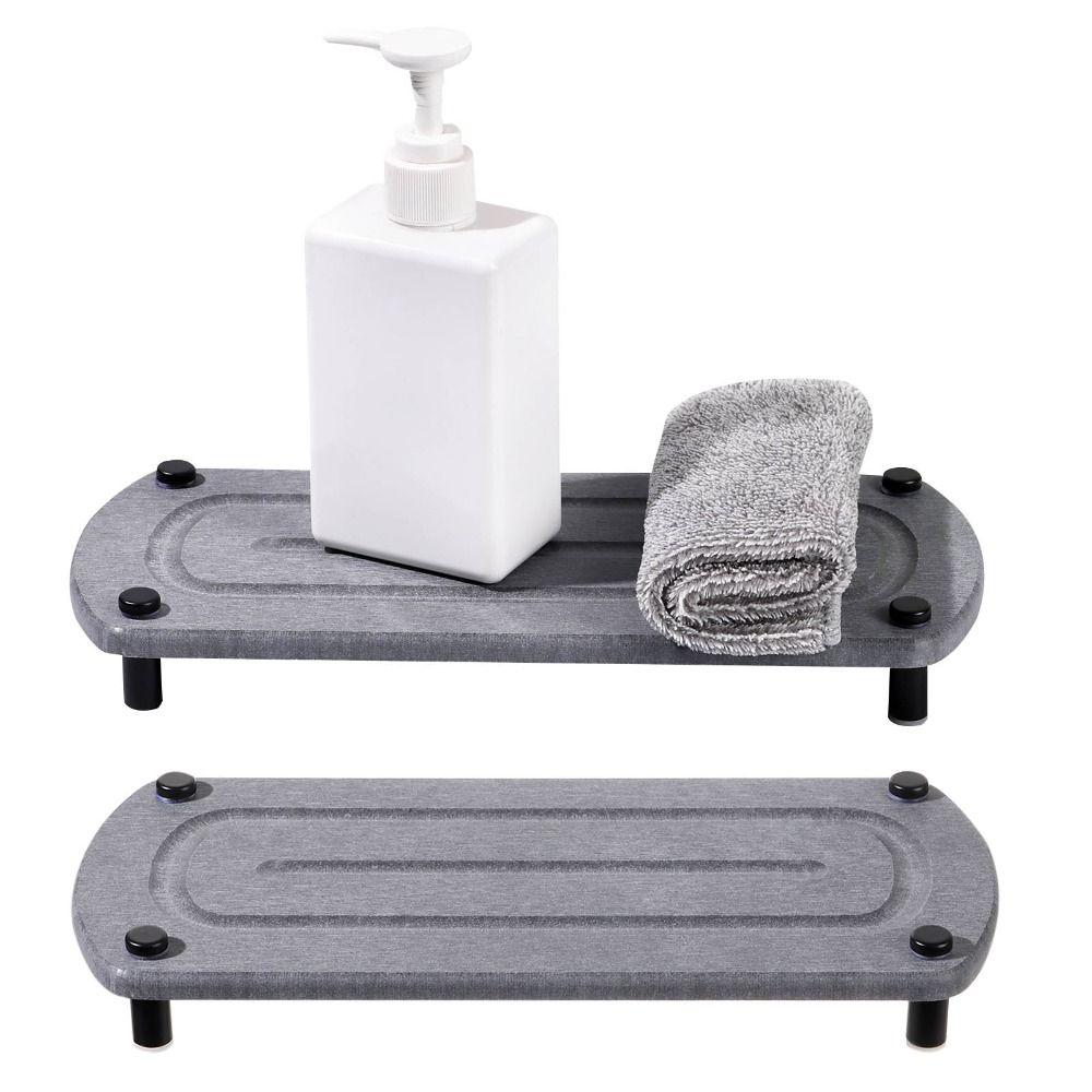 

Органайзер для раковины Органайзер для мгновенной сушки раковины Органайзер для ванной комнаты Сухая подушка для раковины Кизельгур