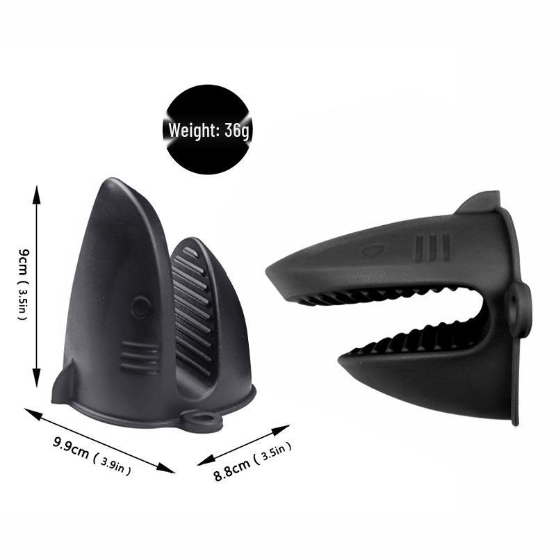 Heat-Resistant Non-Slip Silicone Oven Gloves & Bowl Clip