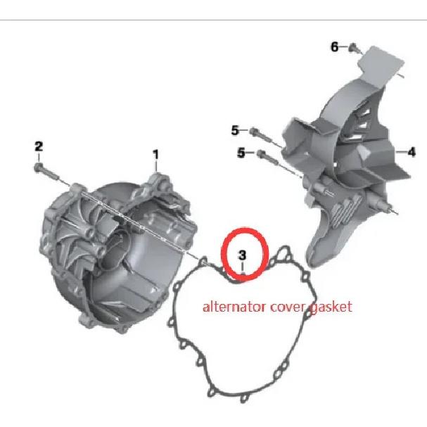 Crankcase Cover Cylinder Gasket Kits Set For BMW F700GS 2011-2018 F800GS 2009-2018 F800GS Adv 2012-2018 F650GS 2007-2012