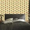 Cream and Gold Owl Wallpaper for Living Room and Bedroom 50x1000