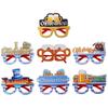Oktoberfest Party Glasses Paper Glasses Funny Oktoberfest Fancy Dress Photo Booth Props for Kids Adults Bavarian German