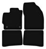 BASIC schwarze Velours-Fußmatten für: Toyota Prius III XW30 Schrägheck (2011-2015)