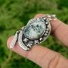 Daughters Day Deal Natural Tree Agate 925 Silver Wife Wedding Bezel New Pendant