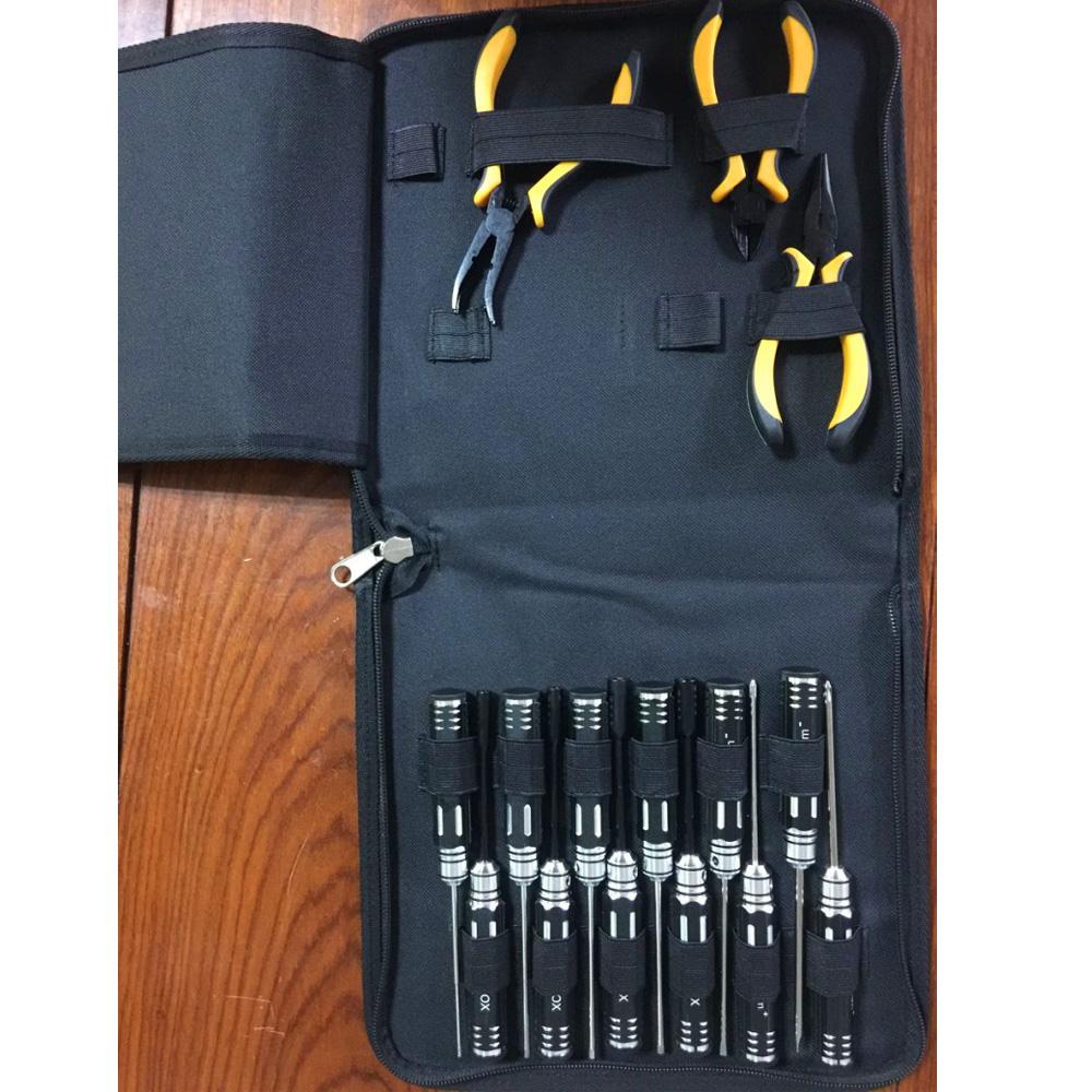 18-in-1 / 23-in-1 RC Gereedschapskits Schroevendraaier Tangen Zeskant Dop Socket Reparatie Doos Set voor het Repareren van RC Vliegtuigen RC Auto Model Speelgoed